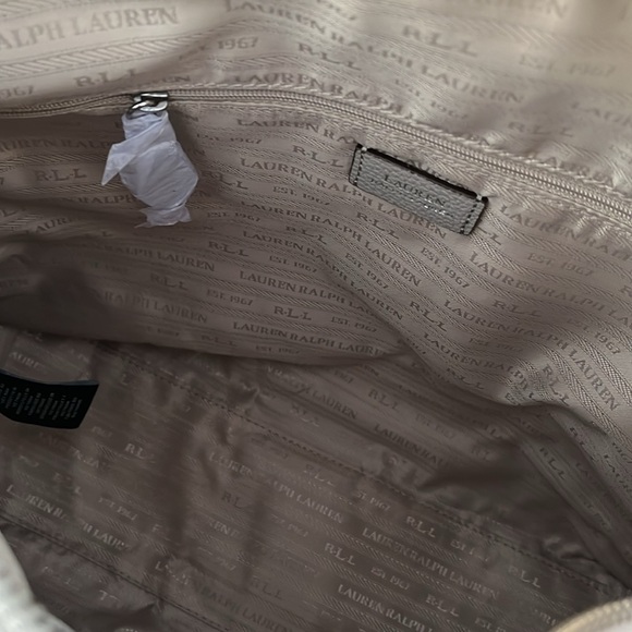 LAUREN RALPH LAUREN Cornwall Pebbled Leather HandBag/Purse/Slouch Hobo NWT - Picture 16 of 16